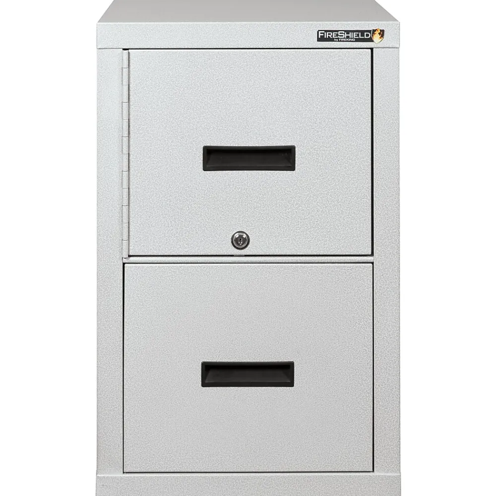 File Cabinets*FireKing ® FireShield 2-Drawer Vertical File Cabinet, Letter/Legal, Diamond Stone (2S1822-DDSSF)