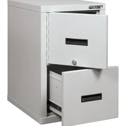 File Cabinets*FireKing ® FireShield 2-Drawer Vertical File Cabinet, Letter/Legal, Diamond Stone (2S1822-DDSSF)