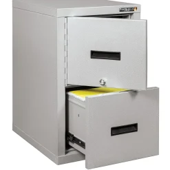 File Cabinets*FireKing ® FireShield 2-Drawer Vertical File Cabinet, Letter/Legal, Diamond Stone (2S1822-DDSSF)
