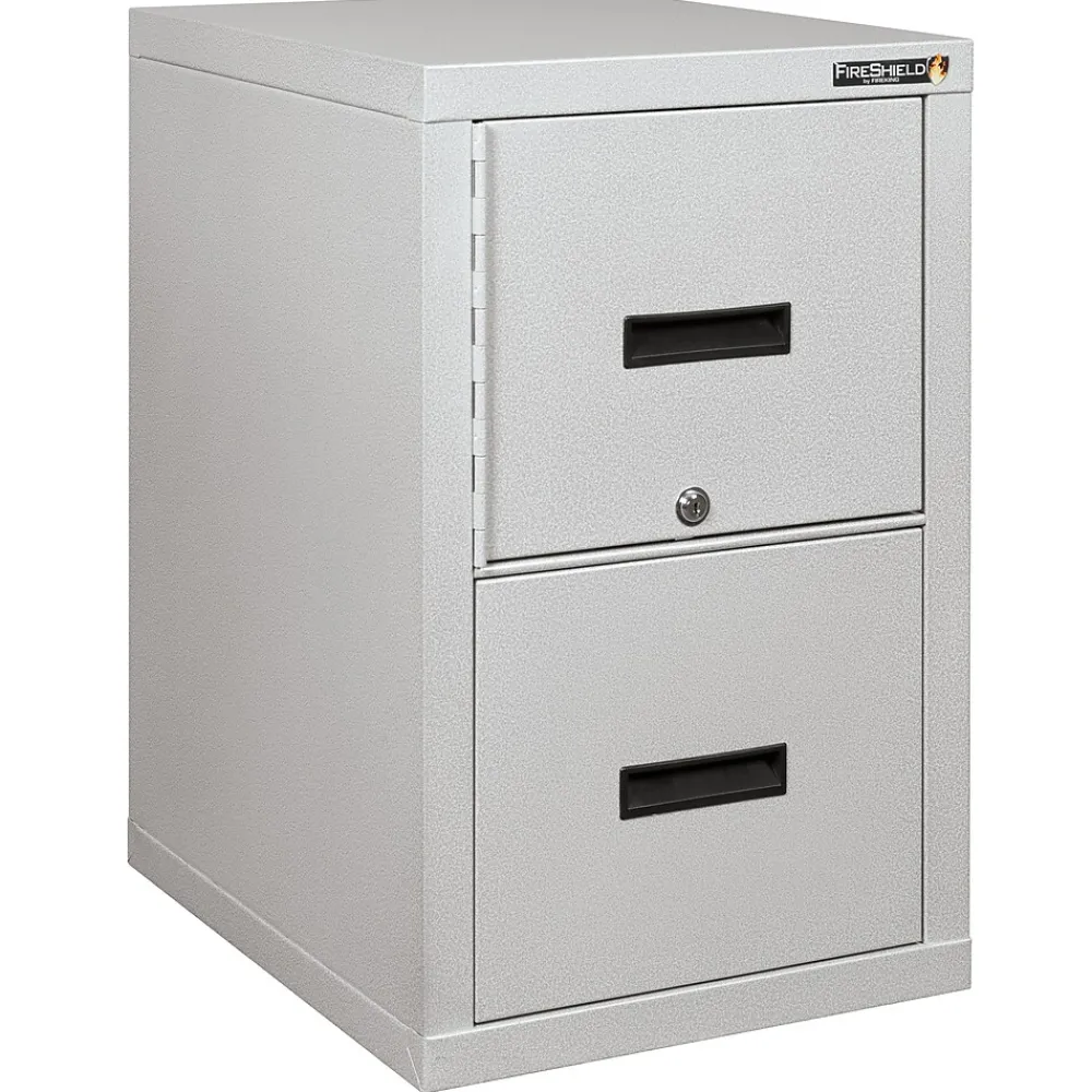 File Cabinets*FireKing ® FireShield 2-Drawer Vertical File Cabinet, Letter/Legal, Diamond Stone (2S1822-DDSSF)