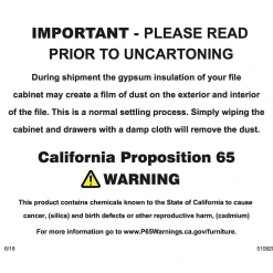 File Cabinets*FireKing Safe-In-A-File Vertical File Cabinet, Legal, 2-Drawer, Parchment, 31 1/2"D