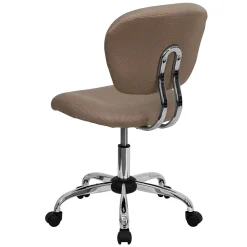 Office Chairs*Flash Furniture Beverly Armless Ergonomic Mesh Swivel Mid-Back Padded Task Office Chair, Coffee Brown (H2376FCOF)