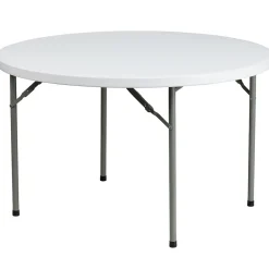 Folding Tables*Flash Furniture Elon Folding Table, 48" x 48", Granite White (DADYCZ122R)