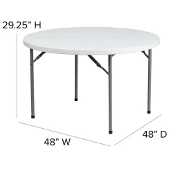 Folding Tables*Flash Furniture Elon Folding Table, 48