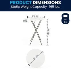 Folding Tables*Flash Furniture Elon Folding Table, 31.25