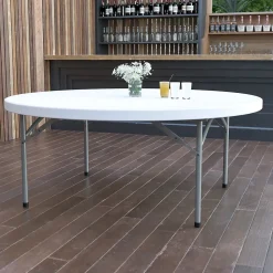 Folding Tables*Flash Furniture Elon Folding Table, 71" x 71", Granite White (DADYCZ180RGW)