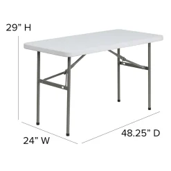 Folding Tables*Flash Furniture Elon Folding Table, 48.25