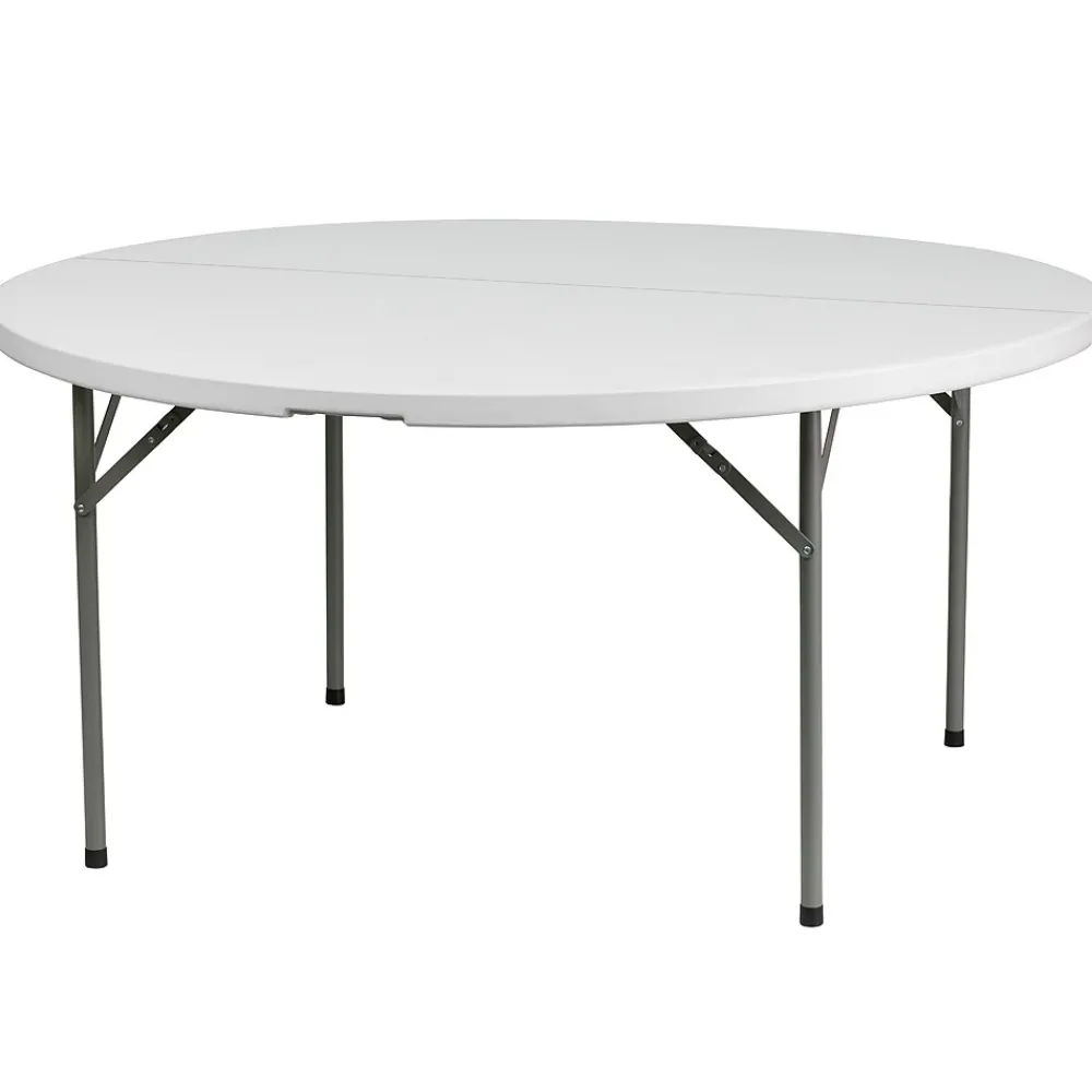 Folding Tables*Flash Furniture Elon Folding Table, 60" x 60", Granite White (DADYCZ154GW)