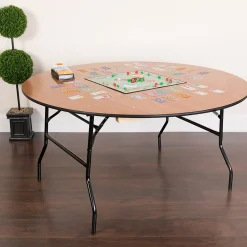 Folding Tables*Flash Furniture Furman Folding Table, 60" x 60", Natural (YTWRFT60TBL)