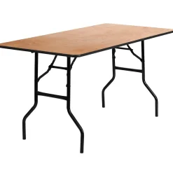 Folding Tables*Flash Furniture Gael Folding Table, 60" x 30", Natural (YTWTFT30X60TBL)