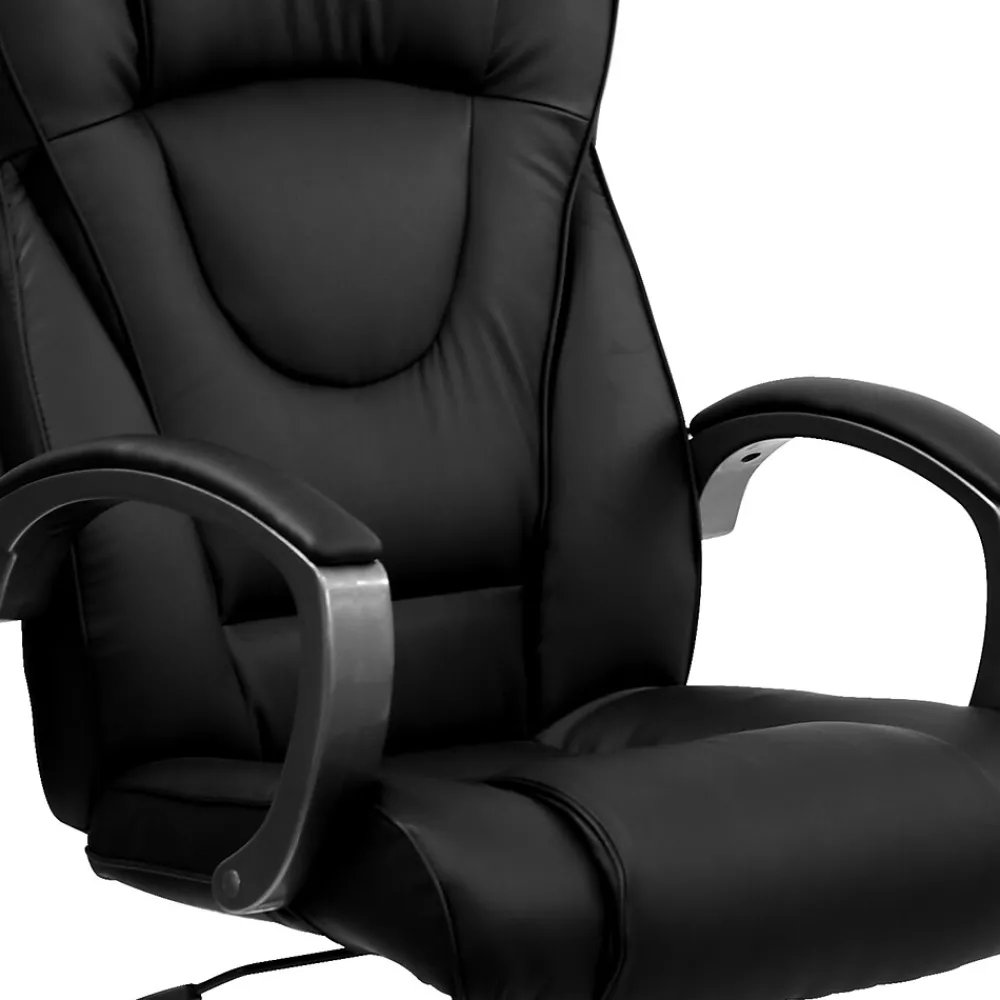 Office Chairs*Flash Furniture Hansel Ergonomic LeatherSoft Swivel High Back Executive Office Chair, Black (BT9069BK)