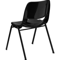 Folding & Stacking*Flash Furniture Hercules Shell Ergonomic Stack Chair With Black Frame and 14
