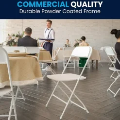 Folding & Stacking*Flash Furniture HERCULES Plastic Office Chair, White, 10/Pack (LE-L-3-WHITE-GG)