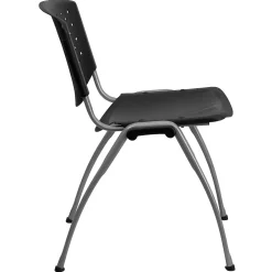 Folding & Stacking*Flash Furniture HERCULES Series Plastic Stack Chair, Black (RUTF01ABK)