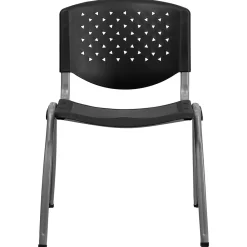 Folding & Stacking*Flash Furniture HERCULES Series Plastic Stack Chair, Black (RUTF01ABK)