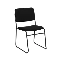 Folding & Stacking*Flash Furniture HERCULES™ High Density Fabric Stacking Chair With Sled Base, Black, 20/Pack (20XU8700BLKB30)