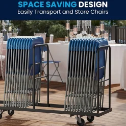 Folding & Stacking*Flash Furniture HERCULES Series Plastic Banquet/Reception Chair, Blue, 2/Pack (2LEL3BLUE)