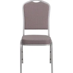 Folding & Stacking*Flash Furniture HERCULES Series Fabric Stacking Banquet Chair, Gray Dot/Silver Frame (FDC01S6)