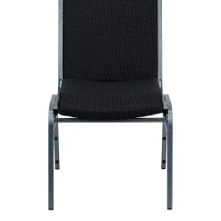 Folding & Stacking*Flash Furniture HERCULES Series Fabric Stack Chair, Black Dot (XU60153BK)