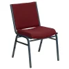 Folding & Stacking*Flash Furniture HERCULES Series Fabric Stack Chair, Burgundy Patterned (XU60153BY)