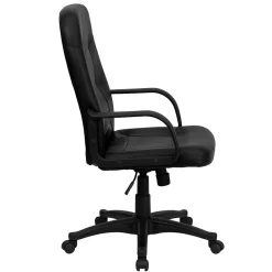 Office Chairs*Flash Furniture Holly Vinyl Swivel High Back Executive Office Chair, Black (H8021)