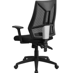 Office Chairs*Flash Furniture Ivan Ergonomic Mesh Swivel High Back Multifunction Task Office Chair, Black (HL0017)