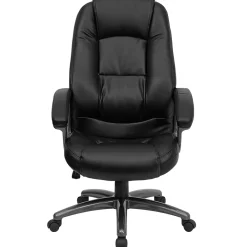 Office Chairs*Flash Furniture Jules Ergonomic LeatherSoft Swivel High Back Executive Office Chair, Black (GO7145BK)