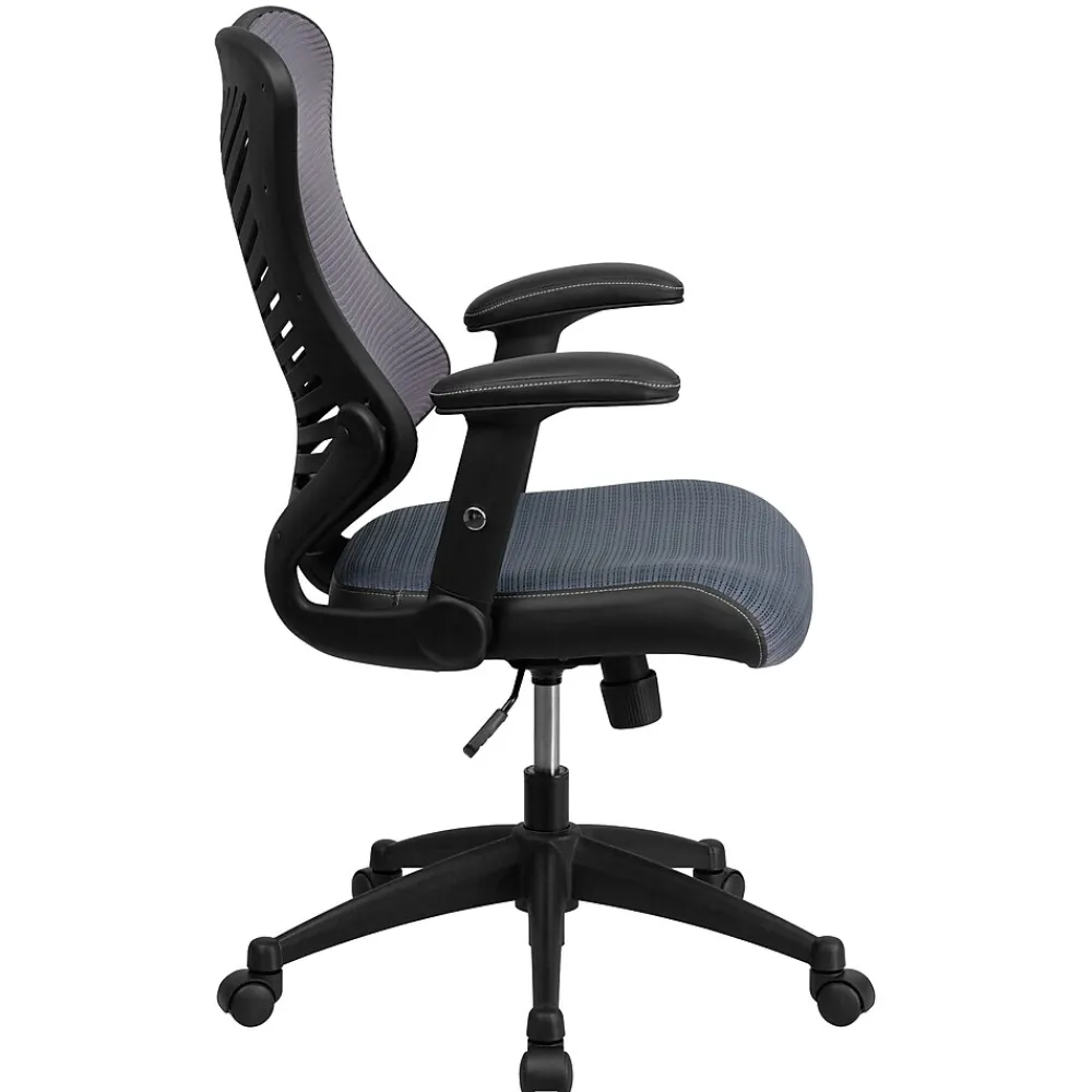 Office Chairs*Flash Furniture Kale Ergonomic Mesh Swivel High Back Executive Office Chair, Gray (BLZP806GY)