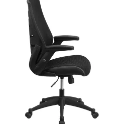 Office Chairs*Flash Furniture Kale Ergonomic Mesh Swivel High Back Executive Office Chair, Black (BLZP809BK)