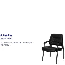 Office Chairs*Flash Furniture LeatherSoft Executive Chair, Black (BT-1404-BKGY-GG)