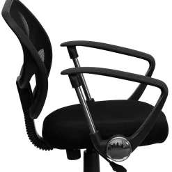 Office Chairs*Flash Furniture Neri Ergonomic Mesh Swivel Low Back Task Office Chair, Black (WA3074BKARM)