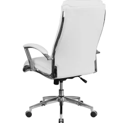 Office Chairs*Flash Furniture Rebecca LeatherSoft Swivel High Back Executive Office Chair, White (GO2192WH)