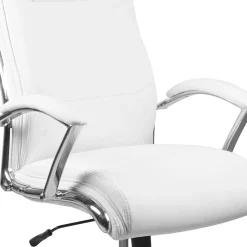Office Chairs*Flash Furniture Rebecca LeatherSoft Swivel High Back Executive Office Chair, White (GO2192WH)