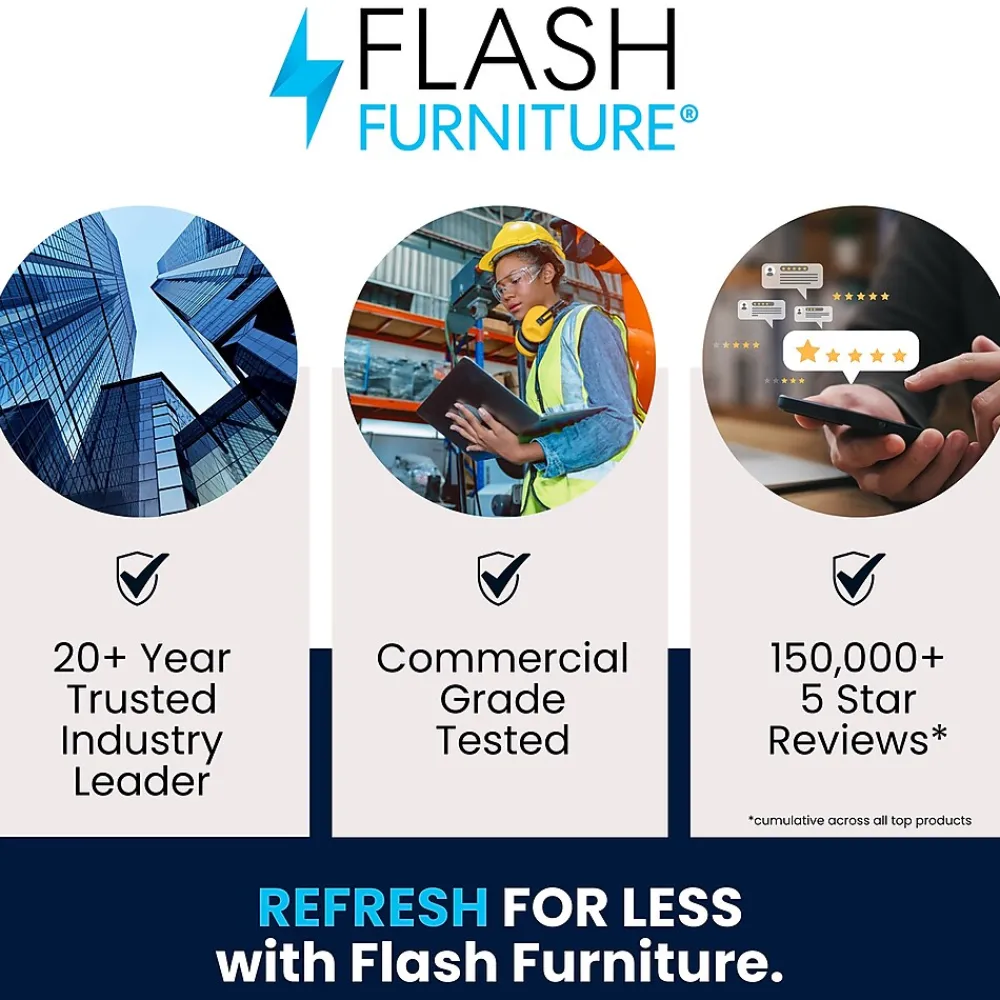 Conference Room Tables*Flash Furniture Redmond 48"W x 24"D Conference Table, Laminate, Gray Oak (MTM4824LTGRYUBF)