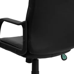 Office Chairs*Flash Furniture Rider LeatherSoft Swivel Mid-Back Task Office Chair, Black (GO228SBKLEA)