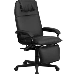 Office Chairs*Flash Furniture Robert Ergonomic LeatherSoft Swivel High Back Executive Reclining Office Chair, Black (BT70172BK)