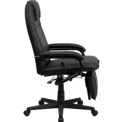 Office Chairs*Flash Furniture Robert Ergonomic LeatherSoft Swivel High Back Executive Reclining Office Chair, Black (BT70172BK)