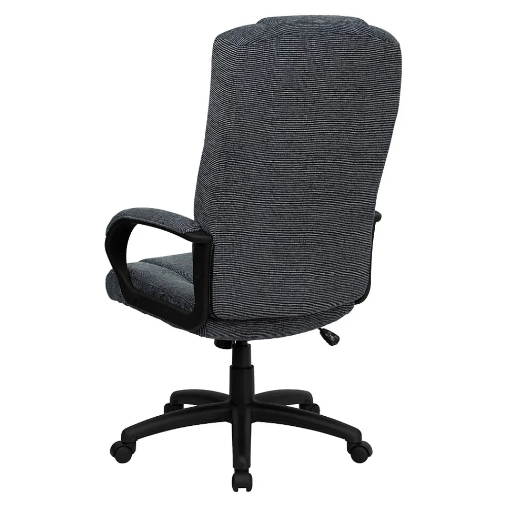 Office Chairs*Flash Furniture Rochelle Fabric Swivel High Back Executive Office Chair, Gray (BT9022BK)