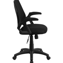 Office Chairs*Flash Furniture Sam Ergonomic Mesh Swivel Mid-Back Task Office Chair, Black (GOWY82)
