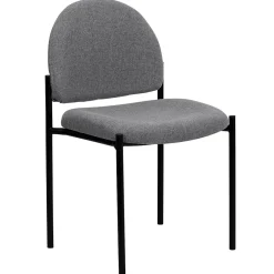 Folding & Stacking*Flash Furniture Tania Fabric Stackable Side Reception Chair, Gray (BT5151GY)