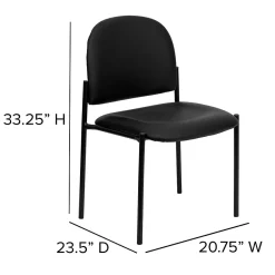 Folding & Stacking*Flash Furniture Tania Vinyl Stackable Side Reception Chair, Black (BT5151VINYL)