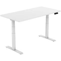 Standing Desks*FlexiSpot E7 55"W Electric Adjustable Standing Desk, (E7WR5528W) White