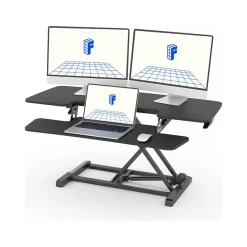 Standing Desks*FlexiSpot M7 Series 42"W Manual Rectangular Adjustable Standing Desk Converter, Black (M7-E-42B)