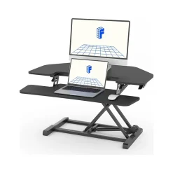 Standing Desks*FlexiSpot M7 Series 36"W Manual Adjustable Standing Desk Converter, Black (M7-E-36C)