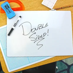 Dry Erase*Flipside Dry Erase Base Ten Grid Boards, 12/Pack (11261)