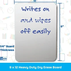Dry Erase*Flipside Dry-Erase Whiteboard, 9