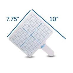 Dry Erase*Flipside Graphing Paddles Dry Erase Whiteboard, 7.75