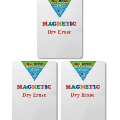 Dry Erase*Flipside Magnetic Dry-Erase Whiteboard, 9" x 12", 3/Bundle (FLP10025-3)