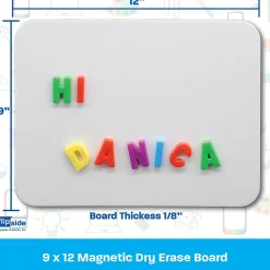 Dry Erase*Flipside Mobile Dry-Erase Whiteboard, 9