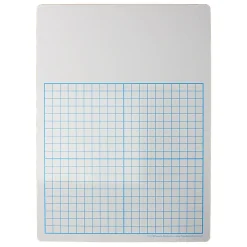Dry Erase*Flipside Products 1/2" Graph w/Work Space Melamine Dry-Erase Whiteboard, 11" x 16", Pack of 3 (FLP11162-3)